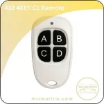 fix code remote 433mhz 4 key	